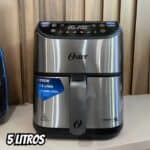 Fritadeira Digital Inox Oster 5l Com Painel Touch 110v