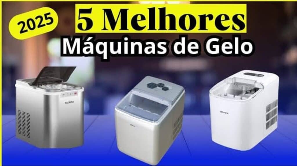 TOP 5 Melhores Máquinas de Fazer Gelo para Comprar em 2025!