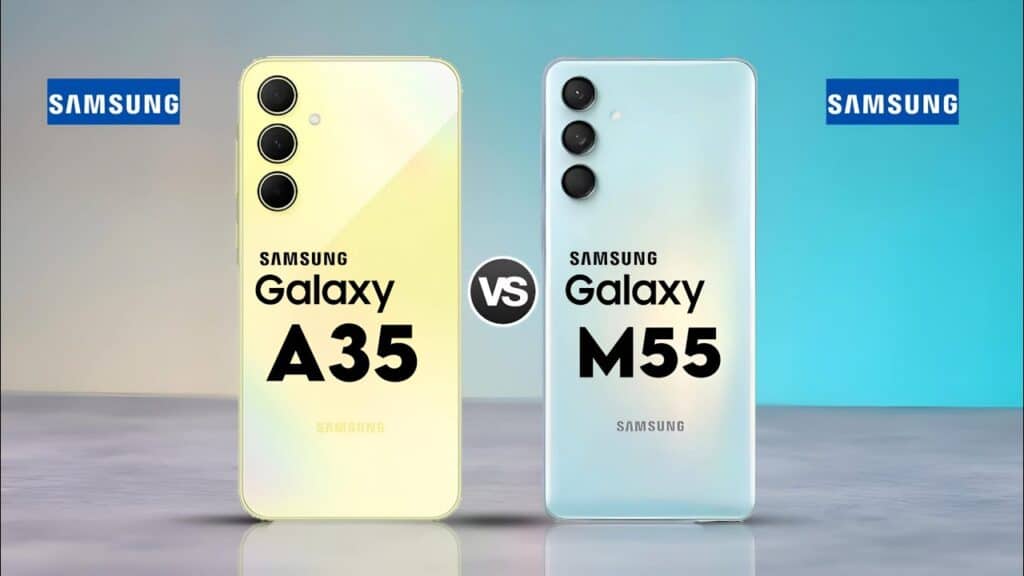 Galaxy M55 vs Galaxy A35: Qual é o Melhor para Comprar em 2025?