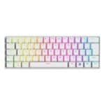Teclado Mecânico Gamer KBM! GAMING TG600, Branco, 60% e ABNT2, RGB, Switch Gateron Blue – KGTG600BRAZ