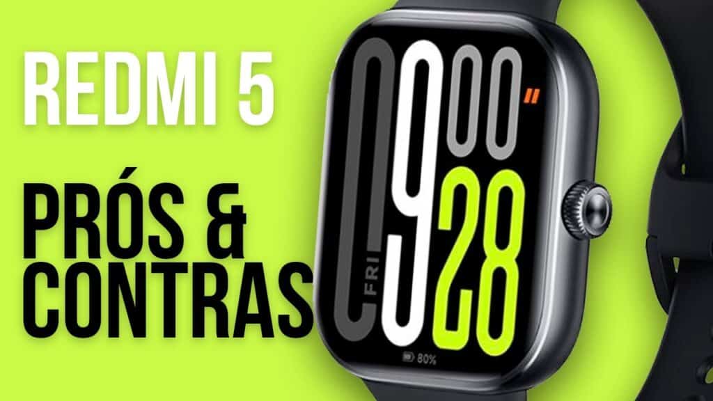 Redmi Watch 5 Global: Análise Completa, Prós e Contras Redmi Watch 5 Global: Análise Completa, Prós e Contras