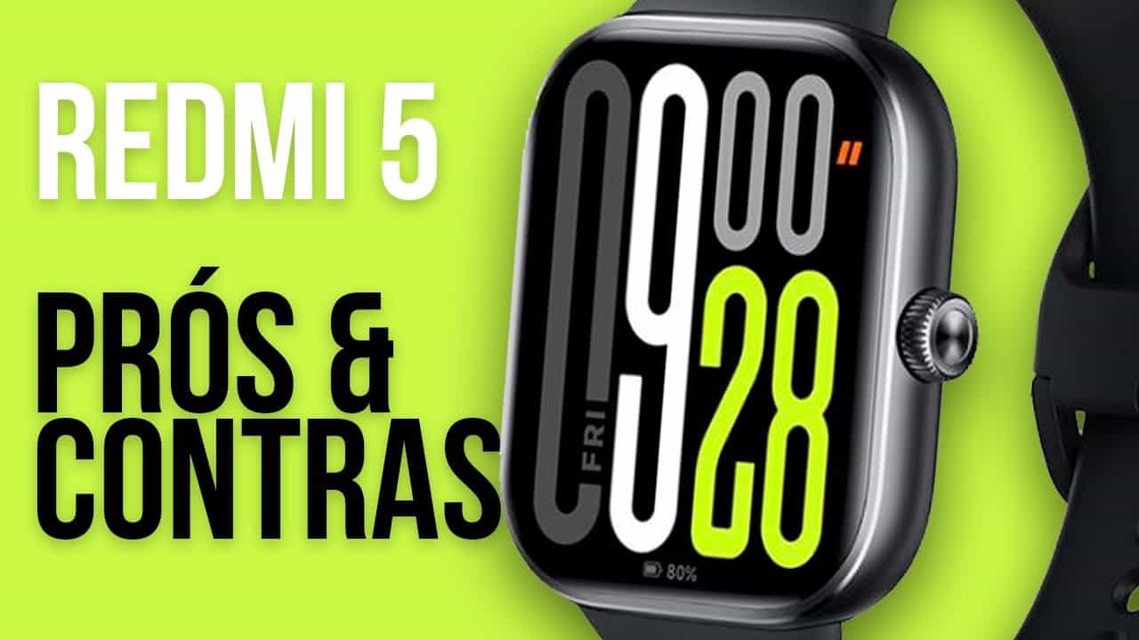 Redmi Watch 5 Global: Análise Completa, Prós e Contras Redmi Watch 5 Global: Análise Completa, Prós e Contras