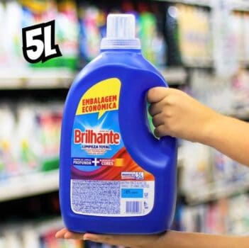 Sabão Líquido Brilhante Limpeza Total 5L