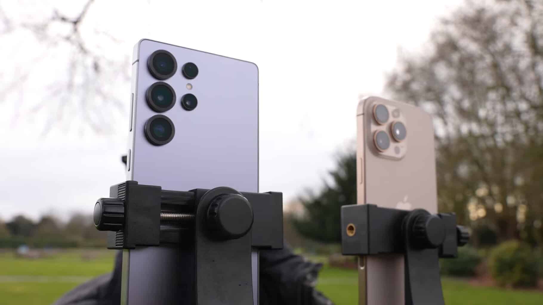 Samsung Galaxy S25 Ultra vs iPhone 16 Pro Max: Comparação de Câmeras Samsung Galaxy S25 Ultra vs iPhone 16 Pro Max: Comparação de Câmeras