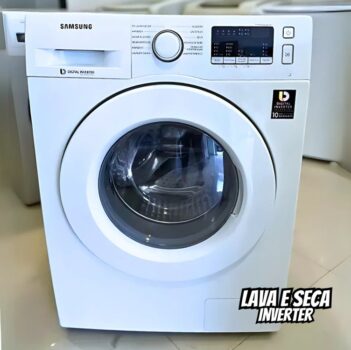 Samsung Lava e Seca Digital Inverter Ecobubble WD10M Branca 10.1kg