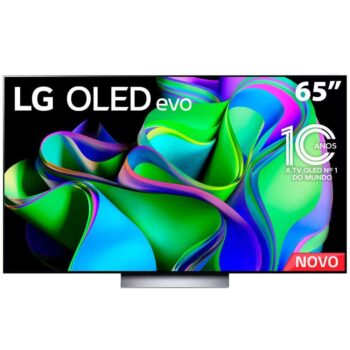 Smart TV 65" 4K LG OLED65C3PSA evo 120Hz G-Sync FreeSync Bluetooth ThinQ AI Alexa Google 4HDMI