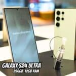 Smartphone Samsung Galaxy S24 Ultra, Galaxy AI, Selfie de 12MP, Tela de 6.8" 1-120Hz, 256GB, 12GB RAM - Titânio Preto