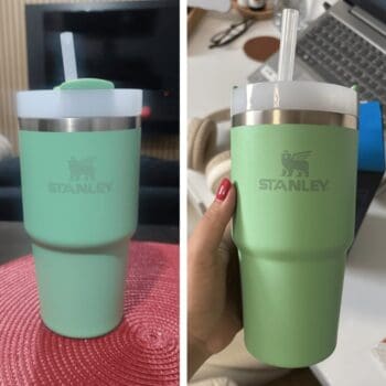 Stanley - Copo Quencher H2.0 FlowState 591ml - Copo de aço inoxidável com tampa, isolamento a vácuo, para água, chá gelado, café, smoothies e muito mais, Jade