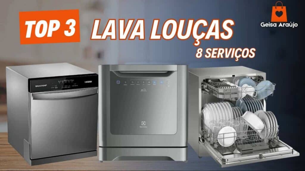 Top 3 Melhores Lava-Louças de 8 Serviços em 2025 Top 3 Melhores Lava-Louças de 8 Serviços em 2025
