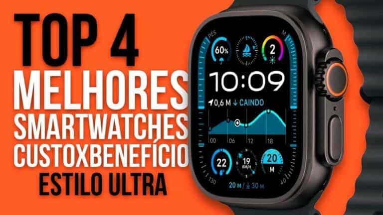Top 4 Smartwatches Estilo Apple Watch Ultra em 2025 (Custo x Benefício)