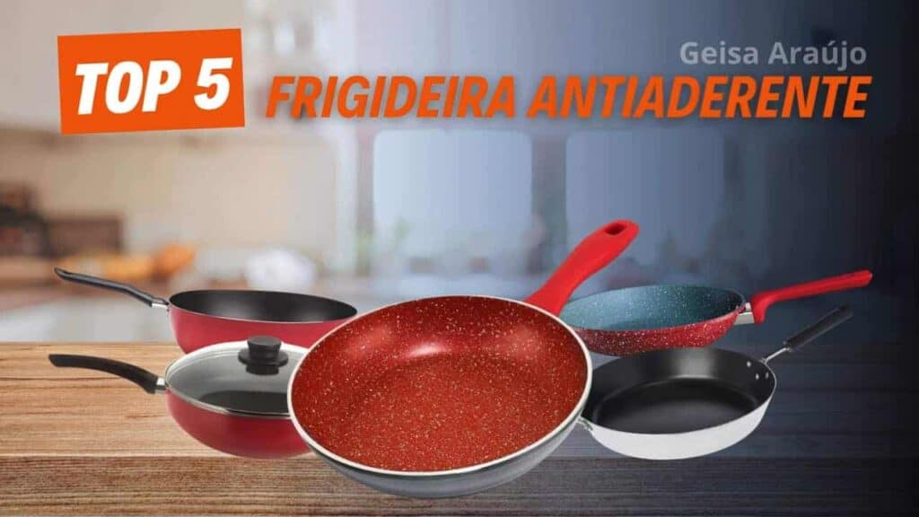 TOP 5 Melhores Frigideiras Antiaderentes para Comprar em 2025! TOP 5 Melhores Frigideiras Antiaderentes para Comprar em 2025!