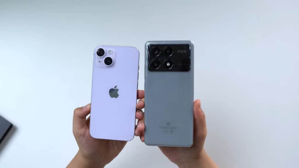 Poco X6 Pro vs iPhone 14 – Qual vale mais a pena em 2025?