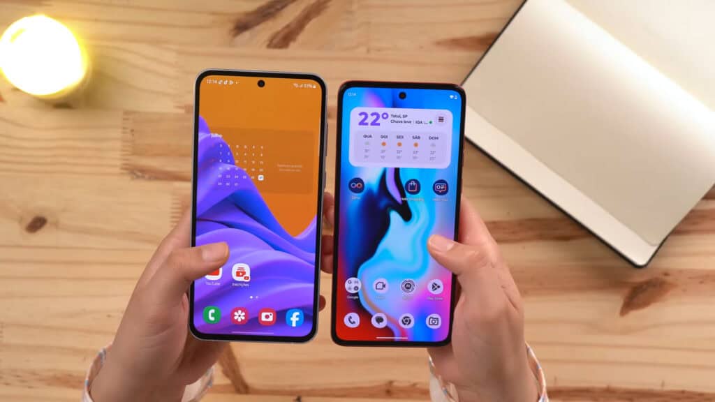 Galaxy A55 vs Moto G84: Qual Vale Mais a Pena em 2025?