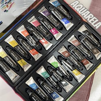 Aquarela Bisnaga Misci 6 ml 24 cores Artools, 610627, Multicor