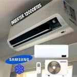 Ar-condicionado Split Samsung Inverter WindFree AI 12.000 BTUs Frio Sem Vento AR12DYFAAWKNAZ 220V
