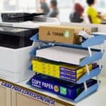 Caixa Para Correspondência A4 Lateral Facility 4 Andares, Acrimet, (Cor Azul Sólido)