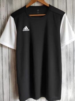 Camisa Estro 19 Adidas Masculina - Exclusiva - Preto+Branco