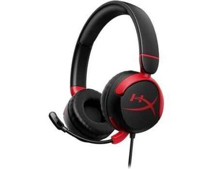 Headset Gamer HyperX Cloud Mini WD BLK HS, Driver 30mm, Preto - 7G8F4AA