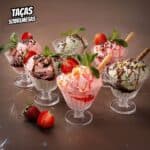 Jogo de Taças de Vidro para Sobremesa Transparente 150ml 6 Peças Haus Concept Lótus