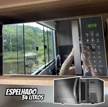 Micro-ondas Mondial 34L Espelhado MO-02-34-E