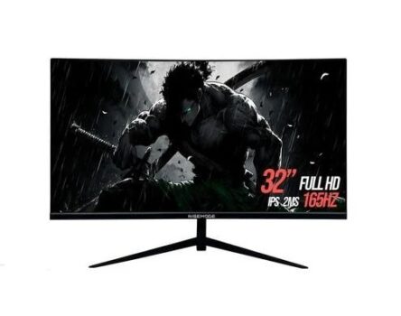 Monitor Gamer Rise Mode 32" Full HD Curvo, 165hz, IPS, Preto, HDMI e DisplayPort, sRGB 99%, Suporte Vesa - RM-MOG-32C165FH-B