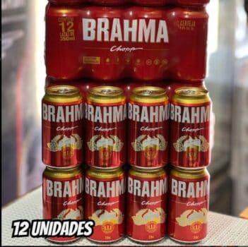 Pack Cerveja Brahma Lata 350ML - com 12 unidades