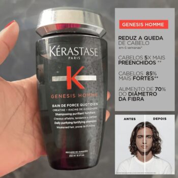 Shampoo Kérastase Genesis Homme Bain de Force