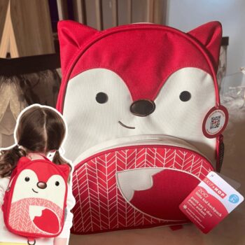 Skip Hop Mochila Zoo Infantil Raposa Vermelho