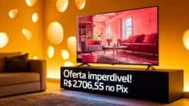 Smart TV LG 55QNED80TSA 4K por R$ 2.706,55 no Pix – Oferta Imperdível!