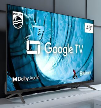 Smart TV Philips 43" Full HD 43PFG6909/78, Google TV, Comando de Voz, HDR