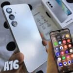 Smartphone Samsung Galaxy A16 128GB 4GB RAM 6,7" FHD+ Câm Tripla de até 50MP + Selfie 13MP Bateria 5000mAh