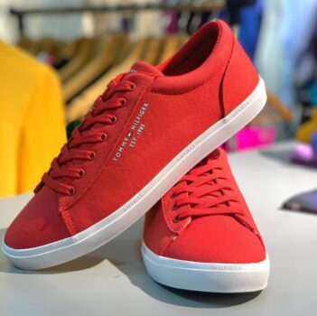 Tênis Tommy Hilfiger Logo Vermelho