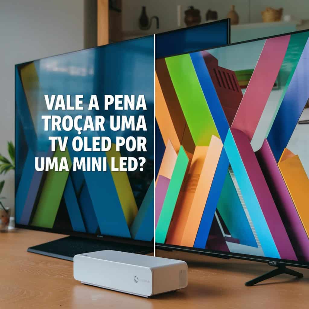 Vale a Pena Trocar uma TV OLED por uma Mini LED? Comparativo de Modelos Econômicos Vale a Pena Trocar uma TV OLED por uma Mini LED? Comparativo de Modelos Econômicos