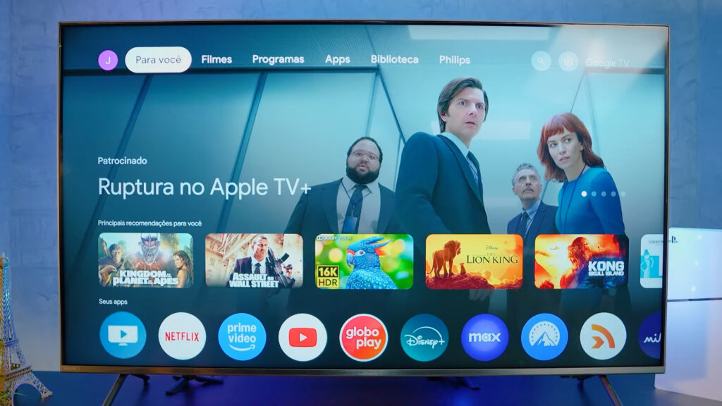 Google TV será substituído pelo Titan OS nas TVs da Philips em 2025