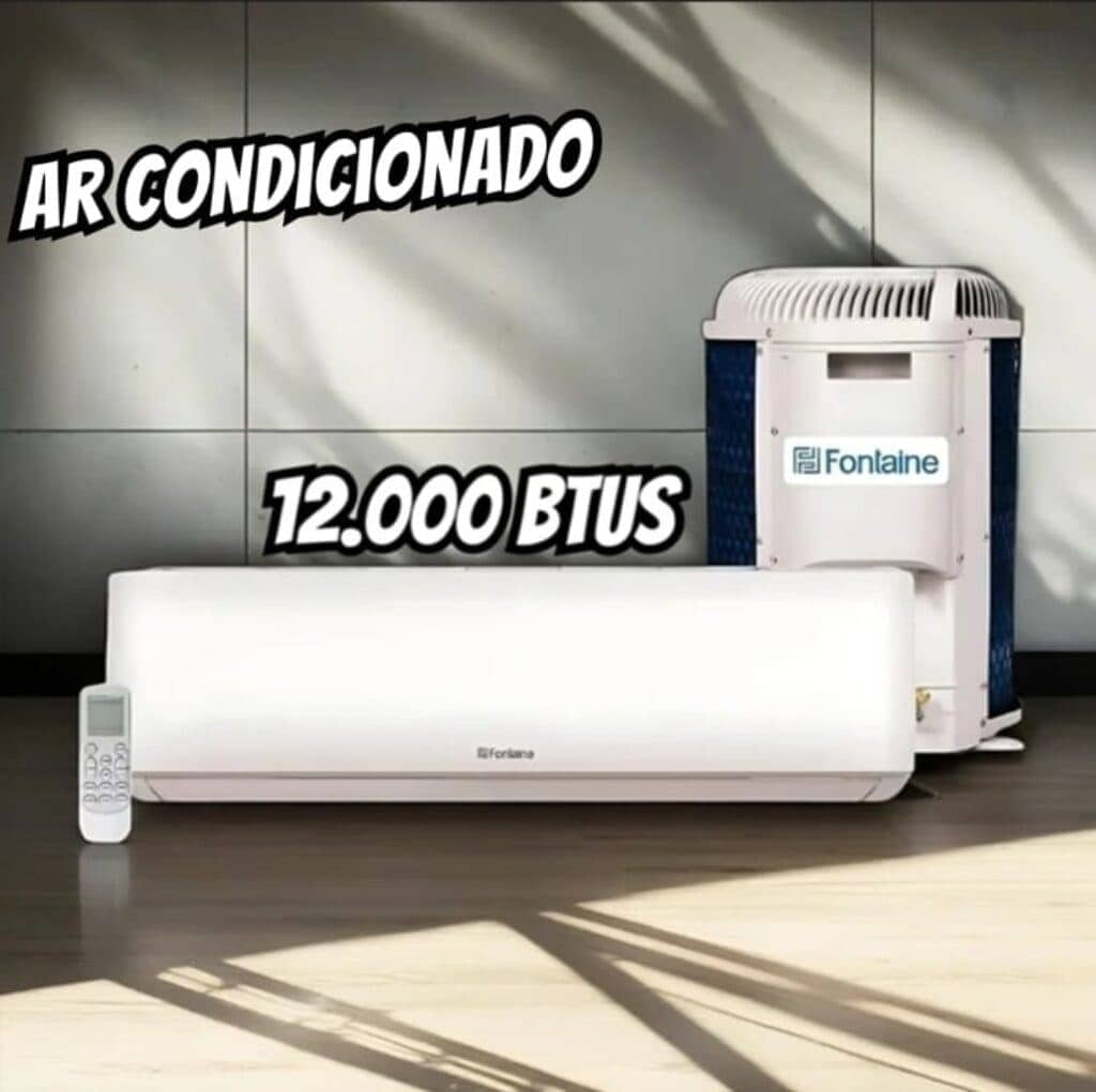 Ar Condicionado Split Hi Wall Fontaine 12000 BTU/h Frio FCST12F - 127 ...