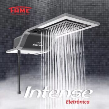 CHUVEIRO ELETRÔNICO - DUCHA INTENSE 220V – 6.500W BLACK – FAME