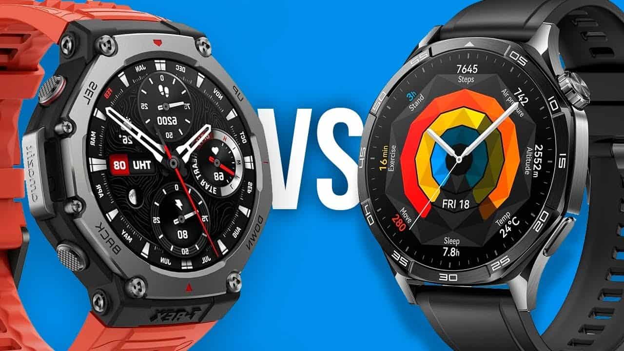 Comparativo: Amazfit T-Rex 3 vs. Huawei GT5 – Qual Smartwatch Vale Mais a Pena? Comparativo: Amazfit T-Rex 3 vs. Huawei GT5 – Qual Smartwatch Vale Mais a Pena?