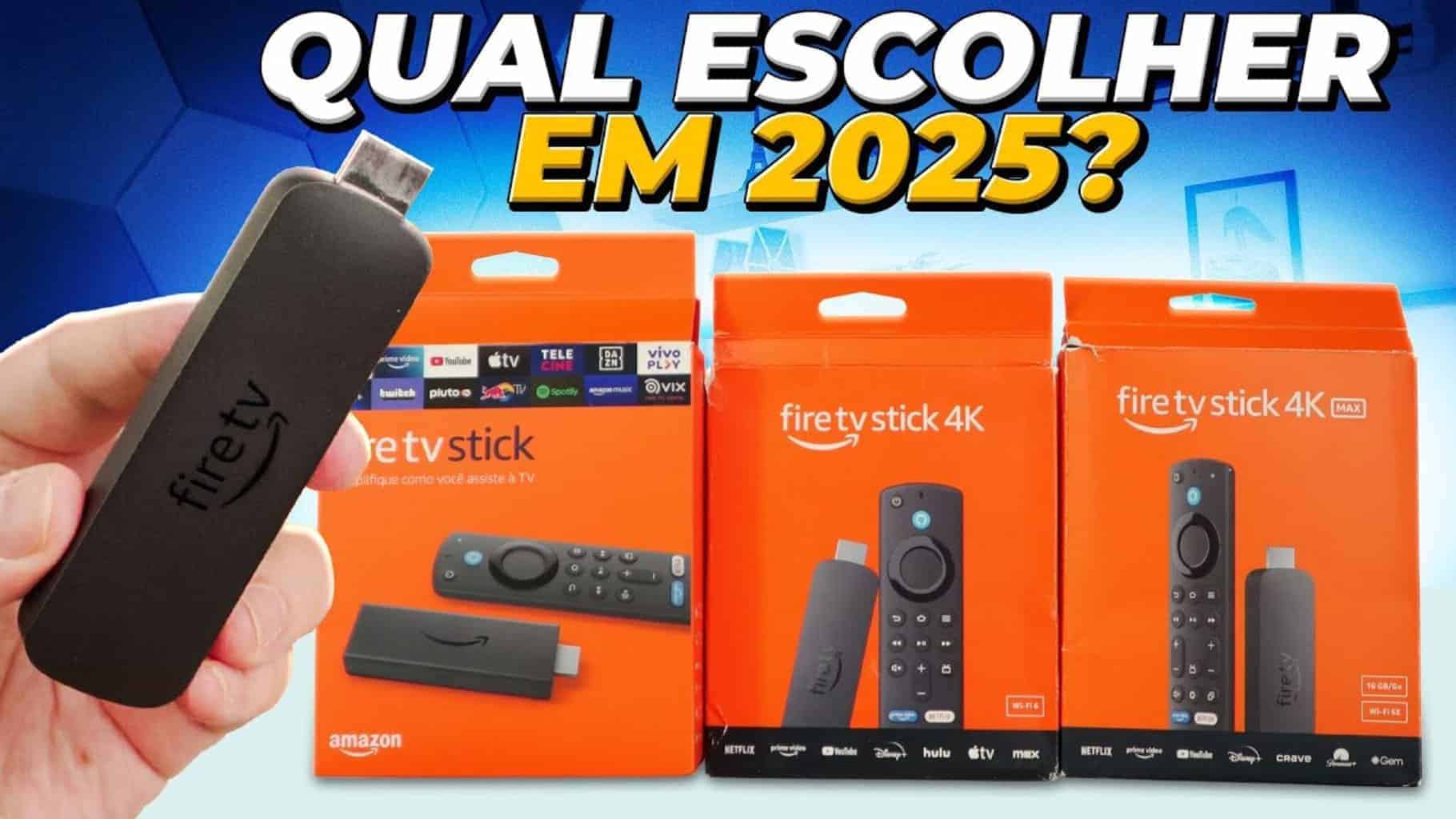 Fire TV Stick: Qual Modelo Vale Mais a Pena? Comparativo Entre as ...