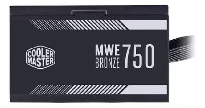 Fonte Cooler Master Mwe Bronze 750w 80 Plus c/ Cabo de Energia