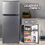 Geladeira Refrigerador Compacto Hq Defrost 140l Hq-140rdf