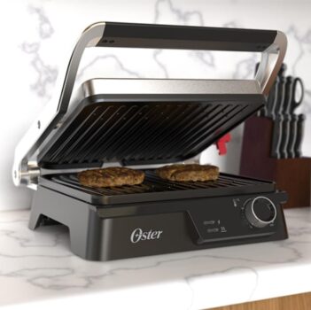 Grill Elétrico Multiuso Inox Oster 2 em 1 220V