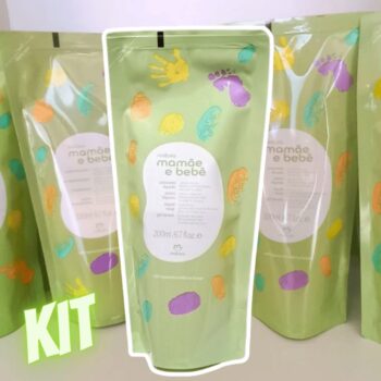 Kit Refil Sabonete Líquido da Cabeça aos Pés Mamãe e Bebê 3 un de 200 ml