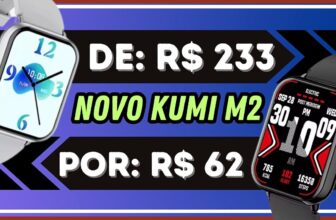 Kumi M2: Smartwatch com Proteção 2ATM por Menos de R$ 60 – Veja Como Comprar com Desconto