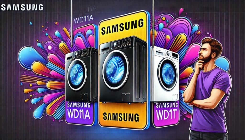 Lava e Seca Samsung WD11, WD10, WD11A e WD11T – Qual Escolher? Lava e Seca Samsung WD11, WD10, WD11A e WD11T – Qual Escolher?