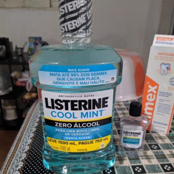 Listerine Cool Mint Enxaguante Bucal Sem Álcool, 1,5l