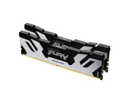 Memória RAM Kingston Fury Renegade XMP, 32GB (2X16GB), 7600MT/s, DDR5, DIMM, CL38, Prata - KF576C38RSK2-32