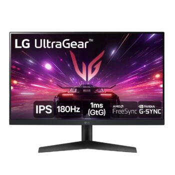 Monitor Gamer 180Hz Ultrawide 1ms LG 24GS60F-B.AWZM 24" Full HD IPS HDMI DisplayPort FreeSync 24GS60F-B