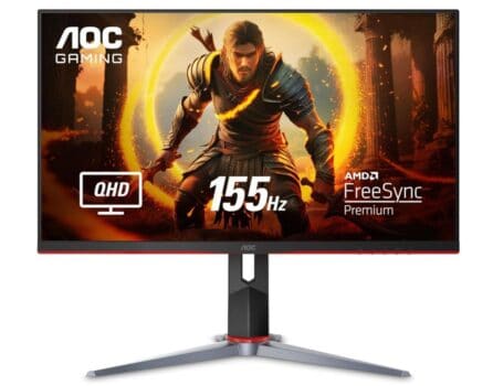 Monitor Gamer Hero 27'' Quad 1440p Qhd 155hz 1ms Q27g2 Aoc