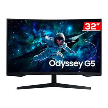 Monitor Gamer Samsung Odyssey G5 32'', QHD, 165Hz, 1ms, Freesync, HDMI, DP
