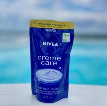 NIVEA Sabonete Líquido Creme Care 200ml, Limpeza Corporal, Pele Macia, Óleos e Vitaminas, Equilíbrio com o pH, Protege do Ressecamento